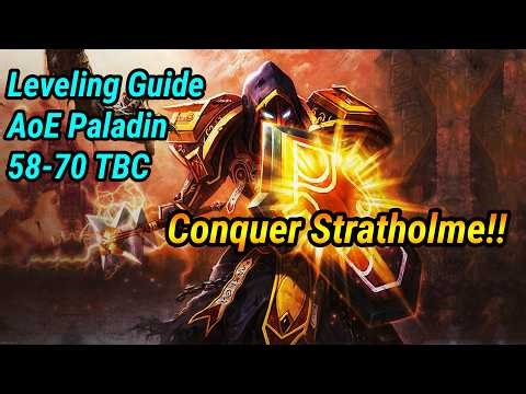 WoW Classic TBC Protection Paladin AoE Leveling and Gearing Guide (58-70) (In-Depth)