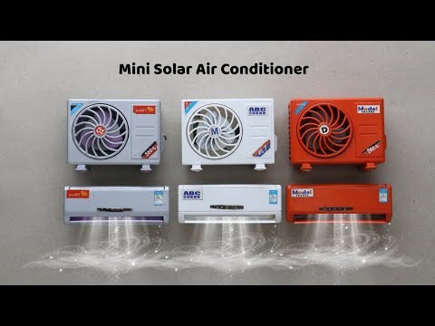 Top 3 Miniature Air Conditioners Unboxing & Test Video (Best Solar AC)