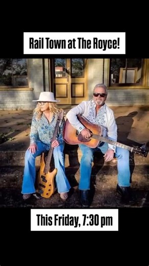 Mark and Donna Garrison are the dynamic husband-and-wife duo behind Rail Town, a versatile musical act that brings a wide array of genres to life. From 70’s soft rock and Americana to Country, Pop, and the latest hits, their performances are a rich tapestry designed to delight every listener. The Old Corner Hardware Store will be open for dinner from 5-9. This is a free show. | The Old Corner Hardware Store