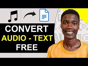 NEW! How to Convert AUDIO to TEXT for FREE ( FULL GUIDE)