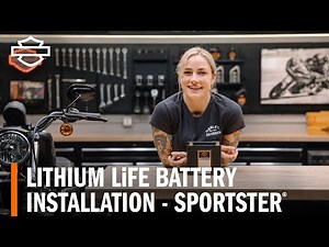 Harley-Davidson Lithium LiFe 4Ah Battery Installation – XL Sportster