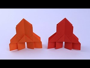 Comment faire une fusée à partir de papier / Fusée origami / Instructions étape par étape