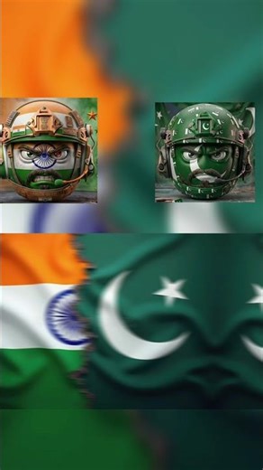 🇮🇳 India vs 🇵🇰 Pakistan Be Like 💥 | Countryballs War Animation #shorts