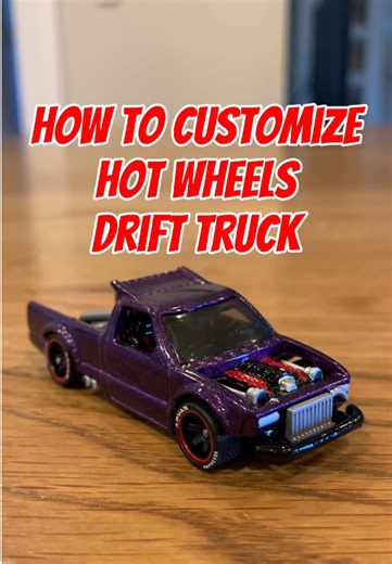 How to CUSTOMIZE HOTWHEELS DRIFT TRUCK 💨 #hotwheels #cars #diecast #drift #truck