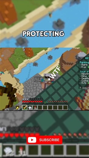 make friends in Minecraft PVP #minecraft #pvp