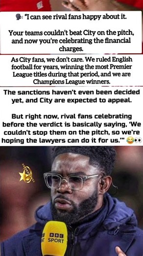 🚨😂 Micah Richards TORCHES Arsenal & Liverpool Fans Over Man City’s 115 Charges: “ #arsenal #psg