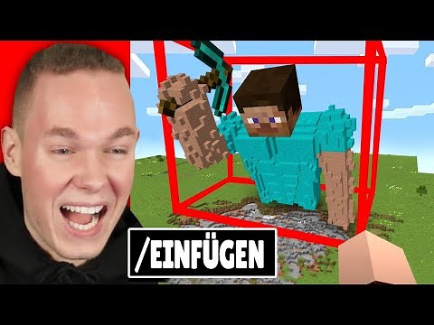 Ich CHEATE HEIMLICH mit /EINFÜGEN im BAU BATTLE.. 😂