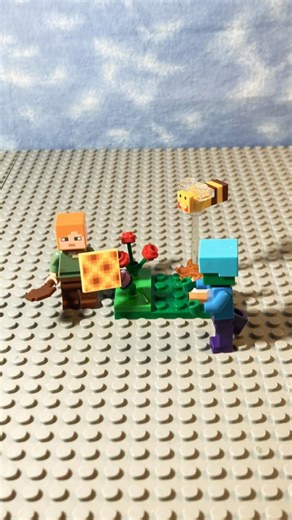 Lego Minecraft Alex’s Campfire Conflict set