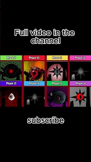 Sprunki Mr. Sun – All Phases from 1 to 16! #shorts