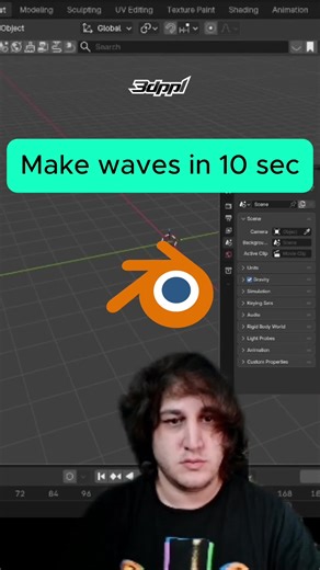 Let’s get wavy 🌊🌊 #blender3d #blendertips | blender 3d