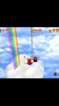 Super Mario 64 Wing Mario Over the Rainbow Red Coin Castle Secret Star Part 1 #n64 #mario #nintendo