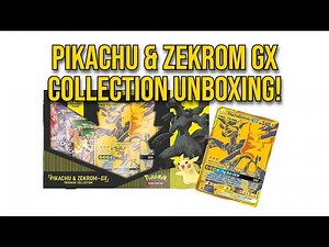 Pikachu & Zekrom GX Premium Collection Unboxing!