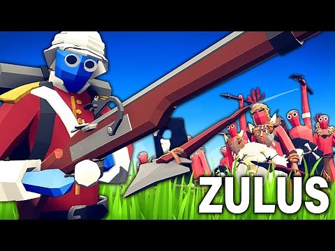 1000 Zulus CHARGE 152 Red Coats! TABS Anglo-Zulu War