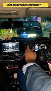 Baleno Alpha 2025 Music system quality test ✅ #shorts #baleno2025 #infotainment #soundquality #test