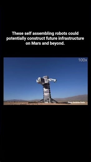 Self-Assembling Robots: The Future of Mars Exploration #space #universe #facts #spacefacts #shorts