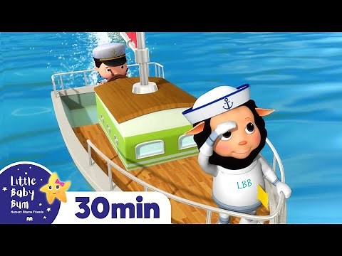 Little Boats | Nursery Rhymes and Kids Songs | Little Baby Bum