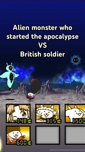 Alien Monster VS British Soldier #battlecats #battlecatsgameplay #thebattlecats