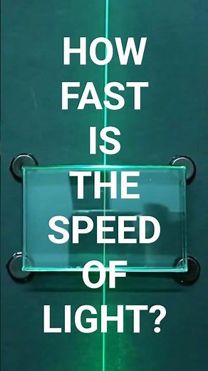 THE UNBELIEVABLE SPEED OF LIGHT⚡