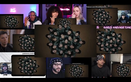 tripleS-Girls Never Die MV自制反应reaction mashup