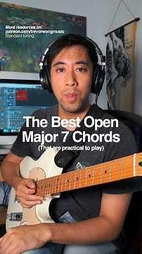 Dreamy Shoegaze: The Best Open Major 7 Chords #shoegaze #dreampop #guitarchords #guitarlesson