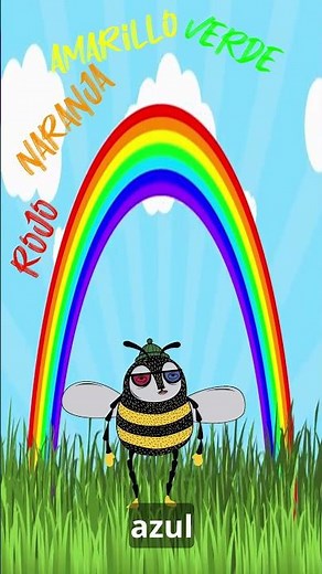 ¿Cuáles son los colores del arcoíris? #bee #educación #education #rainbow #arcoíris #colores