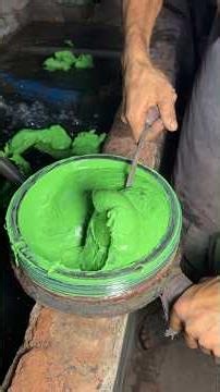 Green Plastic Recycled Granules from Waste Plastic😱😱