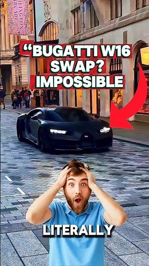 Why No one Ever Swapped A Bugatti Engine 🥺#supercar #luxurycars #viral #bugatti #bugattiveyron #car