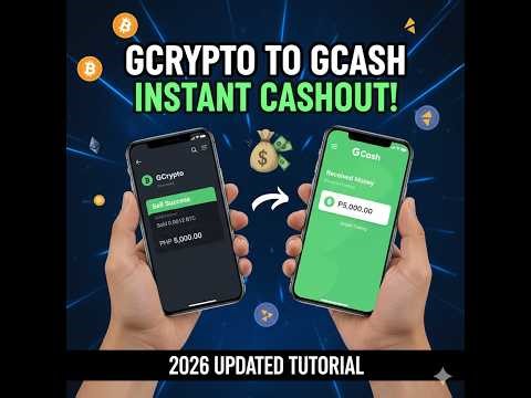 PAANO MAG-WITHDRAW SA GCRYPTO TO GCASH 2026 | Step-by-Step Tutorial | Instant Cashout! | HOW TO