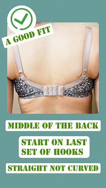 Correct Bra Fit Checklist