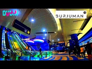 DUBAI METRO TOUR | INSIDE BURJUMAN STATION