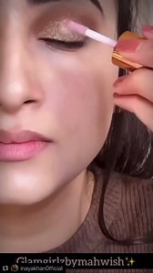 Stargaze Eye topper💕 Stargaze are the prettiest liquid shimmer that can be used over your powder eyeshadow or alone to add glittery effect! Either you want your eye shadows to pop or have a subtle glittery effect on your eyes for minimal makeup, these stargaze will amaze you 💕 | GlamGirlz by Mahwish Saqib