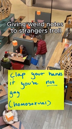 MoralGent on Instagram: "Giving weird notes to strangers troll. #socialexperiment #fyp"