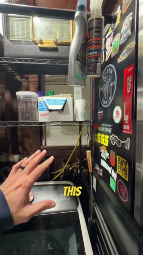 Garage washer and dryer MUST HAVE! #garageorganization #garage #laundry