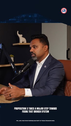 3.2K views · 70 reactions | Vote YES on Proposition 3 Nearly 900 people charged with murder are out on bail right now in Houston. THIS IS A PUBLIC SAFETY CRISIS. Proposition 3 will help fix our broken bail system and keep violent offenders off our streets. Governor Abbott, Lt. Governor Patrick, Speaker Burrows, and grassroots Texans ALL AGREE, vote YES on Prop 3 for law and order. | Republican Party of Texas | Facebook