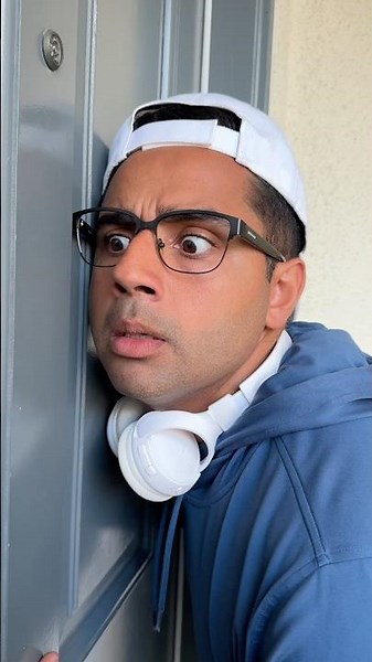 #ad The two-way audio on our new @Blink 2K Doorbell was a little too clear here… #BlinkPartner