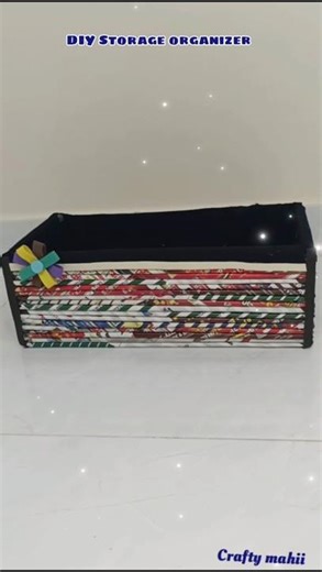 DIY organizer #shorts #tutorial #trending #fyp #craft #easy #foryou #kid #handmade #satisfying #idea