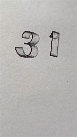 EASY HACK 3D ILLUSION NUMBERS - TRICK ART