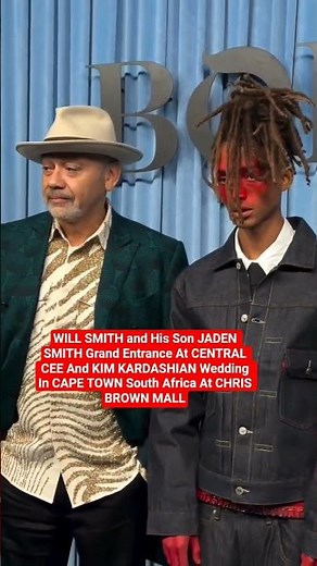 WILL SMITH and His Son JADEN SMITH Grand Entrance At CENTRAL CEE And KIM KARDASHIAN Wedding