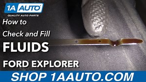 How to Check and Fill Fluids 2011-19 Ford Explorer