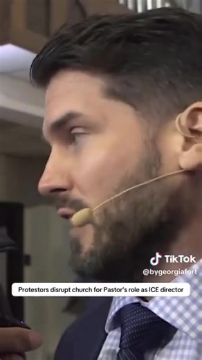 St. Paul ICE Field Office Director Peter Berg confronted by protesters during his sermon at Living Word Lutheran Church in Mayer, MN, where he serves as a Pastor | Progressive Power