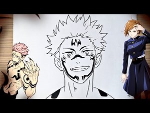 COMMENT DESSINER SUKUNA FACILEMENT - JUJUTSU KAISEN