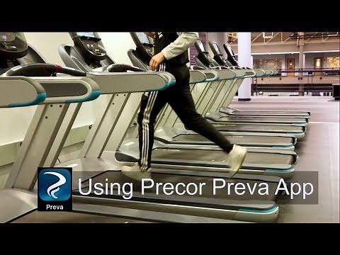 Using Precor Preva App