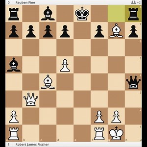 401K views · 6.1K reactions | Fischer's Chess Miniature | Fischer vs Fine 1963 | Kings Hunt | Facebook
