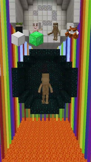 Italian Brainrot Characters Struggle To Jump High On A Lava-Filled Obstacle Course #minecraft