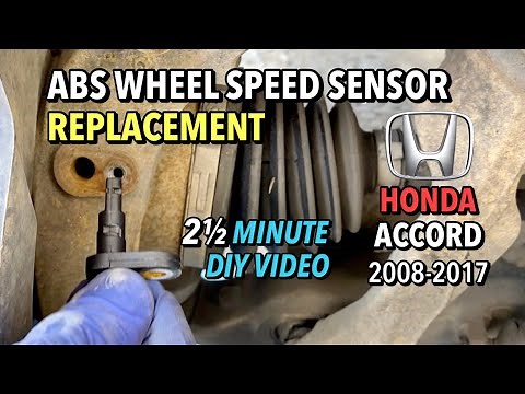 Honda Accord - Front ABS Wheel Speed Sensor Replacement - 2008-2017
