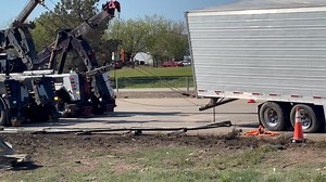737K views · 4.8K reactions | #Breaking: I am still on scene involving a semi truck crashing on I-70 in Aurora. This is west between Tower Road and Airport Boulevard. The boxes you see on the ground are eggs. Despite how bad this crash looks, the driver only has minor injuries. | Brian Sherrod CBS Colorado | Facebook