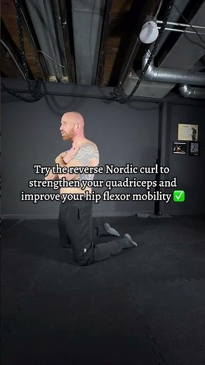 Strength & Mobility: Reverse Nordic Curl ✅ Like & Subscribe 🎯