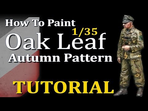 How To Paint 1/35 German World War Two Oak Leaf Autumn Pattern Camouflage