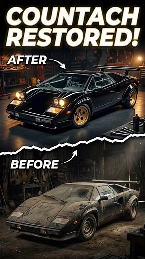 June 10, 2026 🔥 1986 Lamborghini Countach LP5000 QV Restoration | Abandoned to Factory-New Legend! 🔥