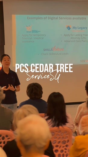 We had a heartwarming outreach session at PCS Cedar Tree AAC Tampines West 827A , where we introduced our ServiceSG centres and shared how we can support seniors in navigating government services in this digital age. Highlight of the day? Many were interested in our Life Planning Service ✨ - and some even made appointments to visit our centres to find out more! We’re grateful for the opportunity to build these connections and spread the magic of ServiceSG’s integrated service delivery model to m